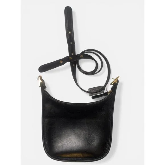 VTG Coach Janice Legacy Bag 9950 Black Leather Brass Convertible Y2K Costa Rica - Picture 6 of 10